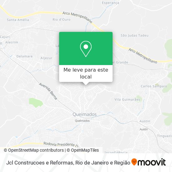 Jcl Construcoes e Reformas mapa