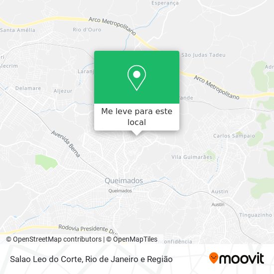 Salao Leo do Corte mapa
