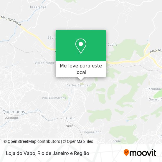 Loja do Vapo mapa