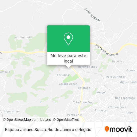 Espaco Juliane Souza mapa