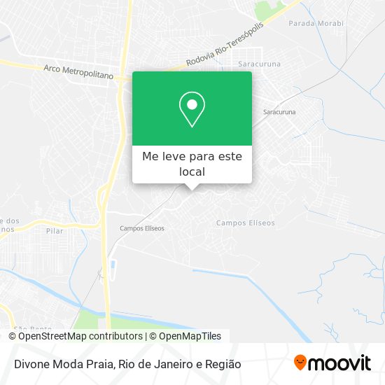 Divone Moda Praia mapa