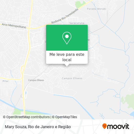 Mary Souza mapa