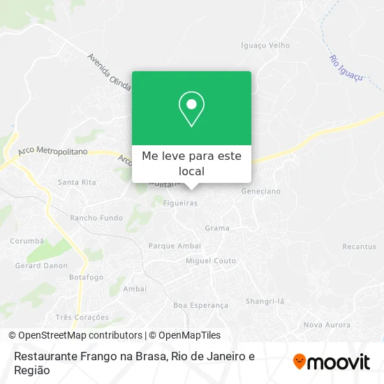 Restaurante Frango na Brasa mapa