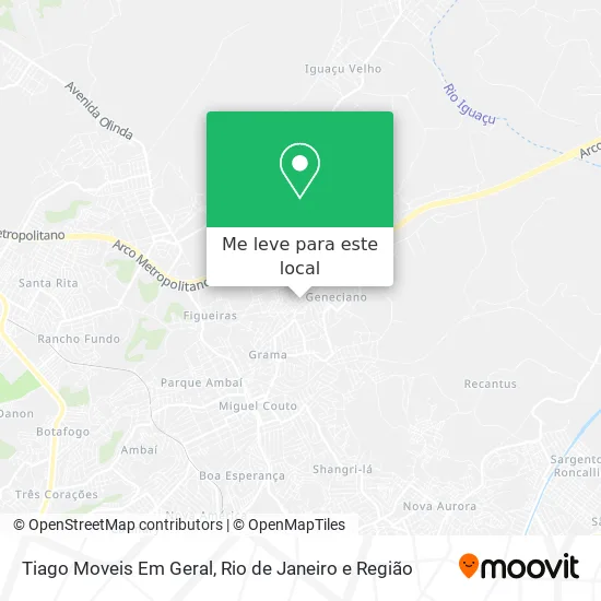 Tiago Moveis Em Geral mapa