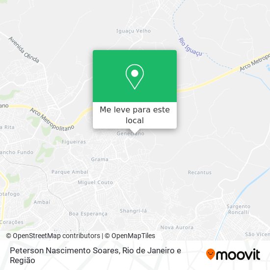 Peterson Nascimento Soares mapa