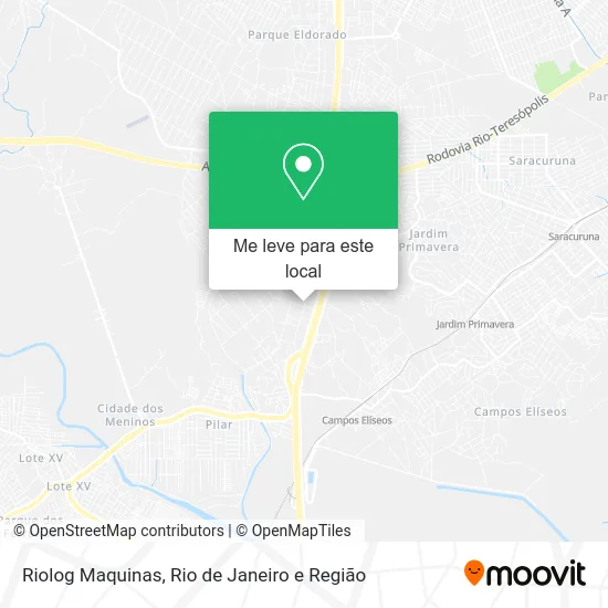 Riolog Maquinas mapa