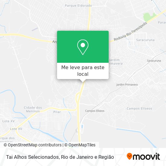 Tai Alhos Selecionados mapa