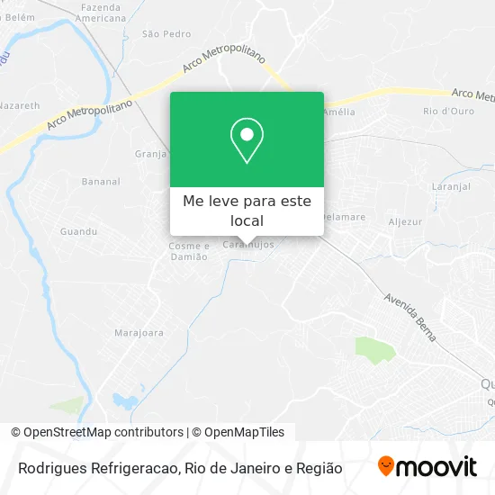 Rodrigues Refrigeracao mapa
