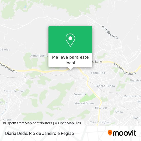Diaria Dede mapa