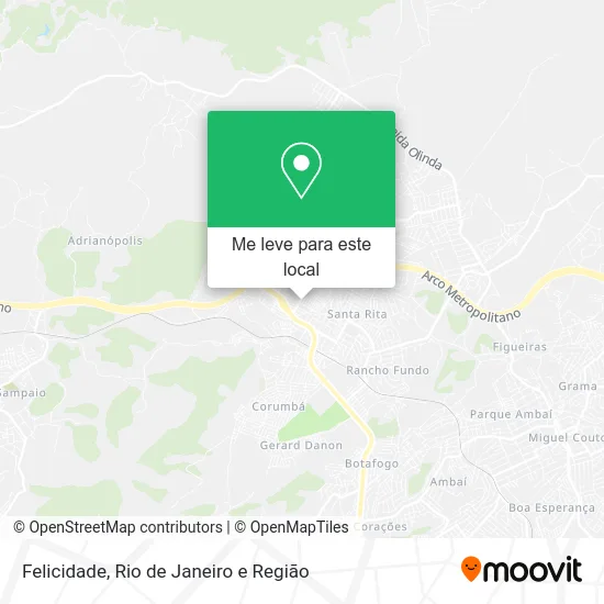 Felicidade mapa