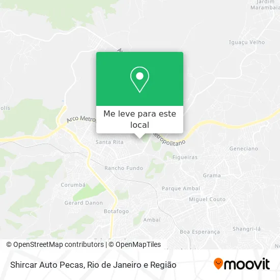 Shircar Auto Pecas mapa