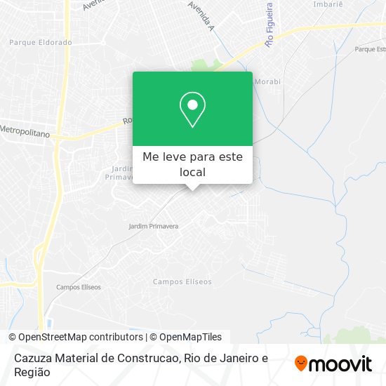 Cazuza Material de Construcao mapa
