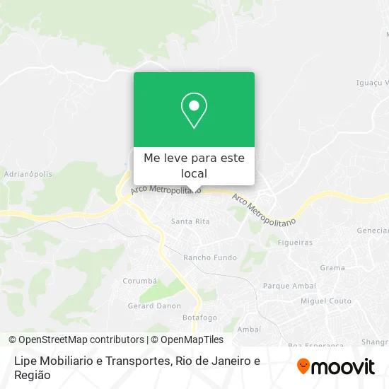 Lipe Mobiliario e Transportes mapa