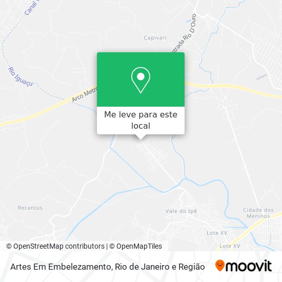 Artes Em Embelezamento mapa