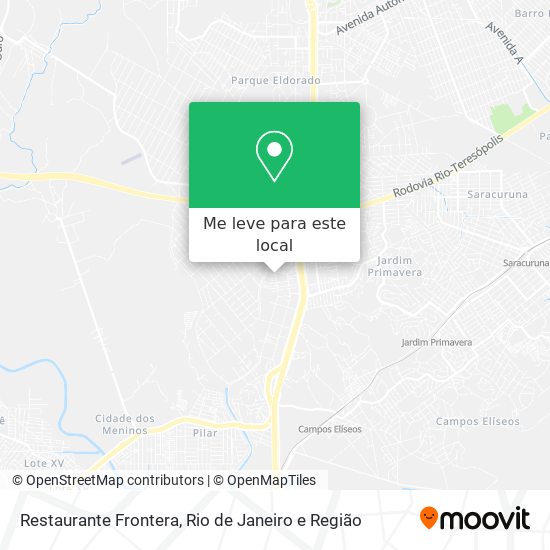 Restaurante Frontera mapa