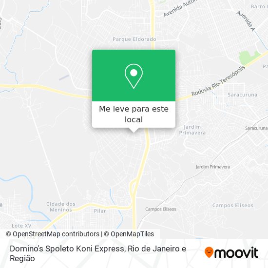 Domino's Spoleto Koni Express mapa