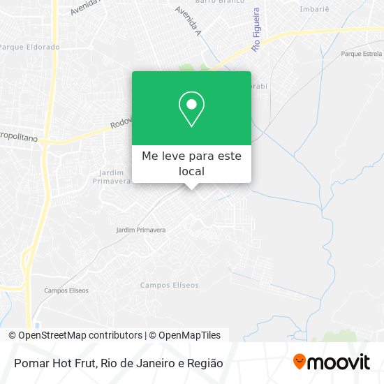 Pomar Hot Frut mapa