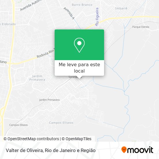 Valter de Oliveira mapa
