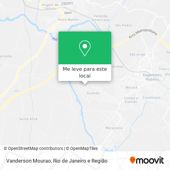 Vanderson Mourao mapa