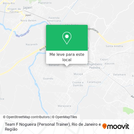 Team F Nogueira (Personal Trainer) mapa