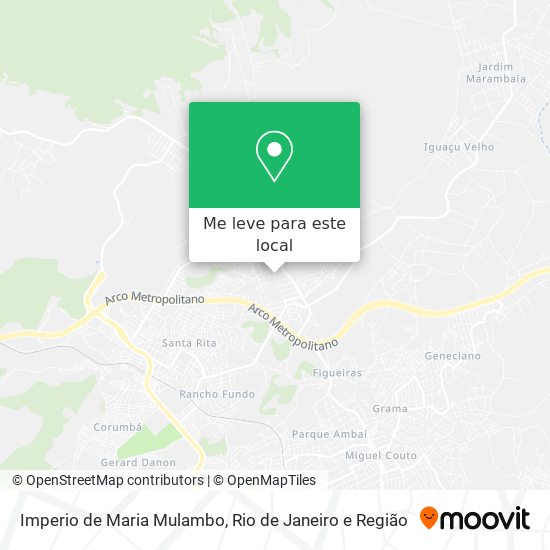 Imperio de Maria Mulambo mapa
