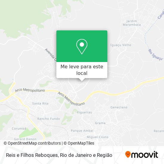 Reis e Filhos Reboques mapa