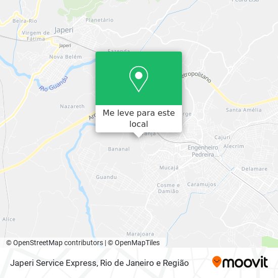 Japeri Service Express mapa