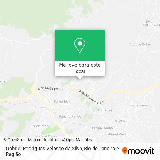 Gabriel Rodrigues Velasco da Silva mapa