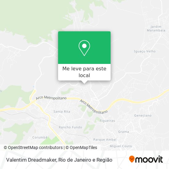 Valentim Dreadmaker mapa