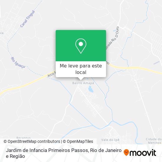 Jardim de Infancia Primeiros Passos mapa