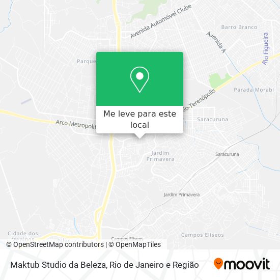 Maktub Studio da Beleza mapa