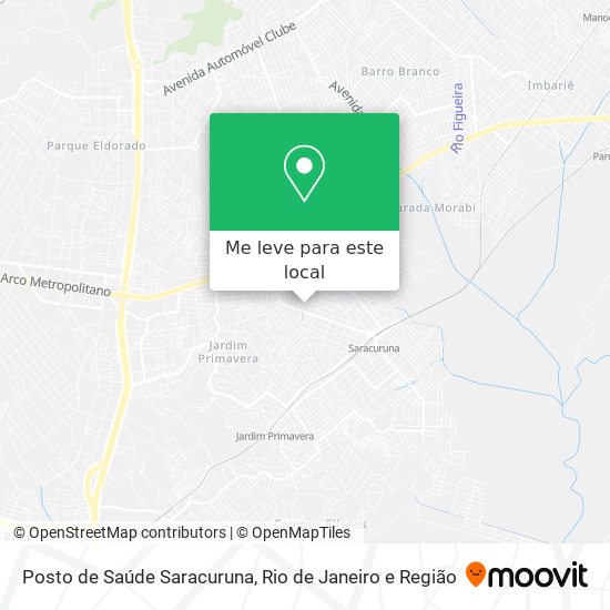 Posto de Saúde Saracuruna mapa