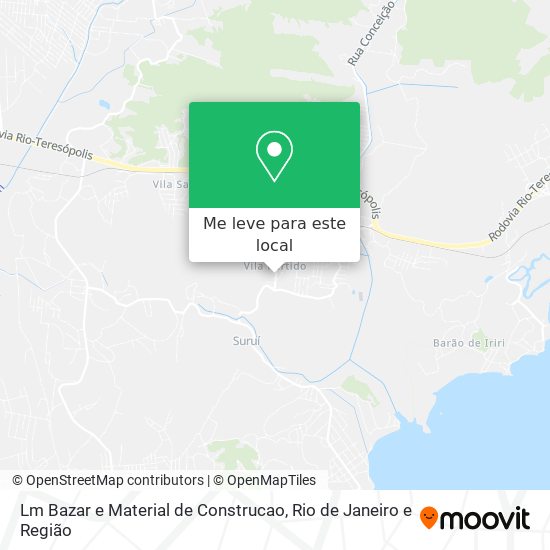 Lm Bazar e Material de Construcao mapa