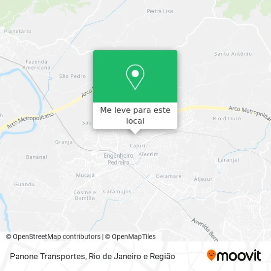 Panone Transportes mapa