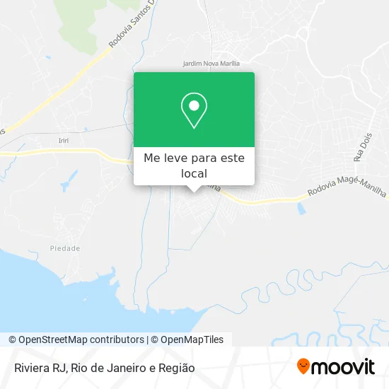Riviera RJ mapa