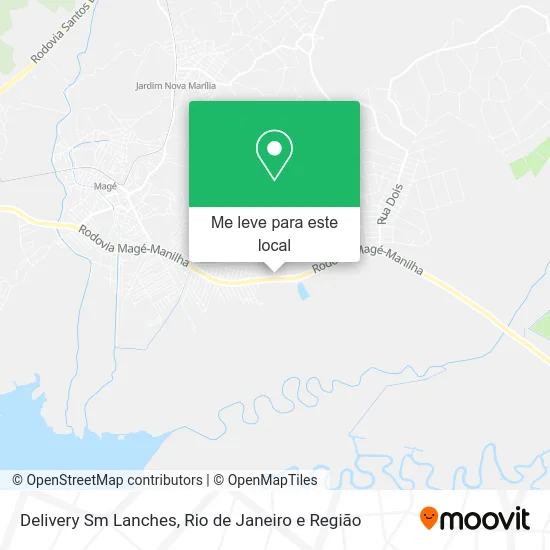 Delivery Sm Lanches mapa