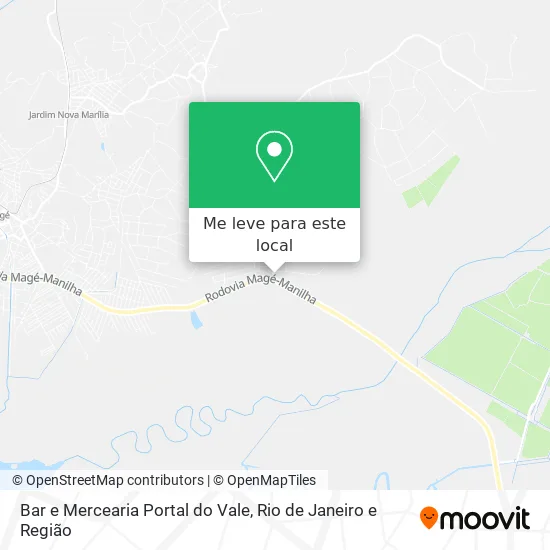 Bar e Mercearia Portal do Vale mapa