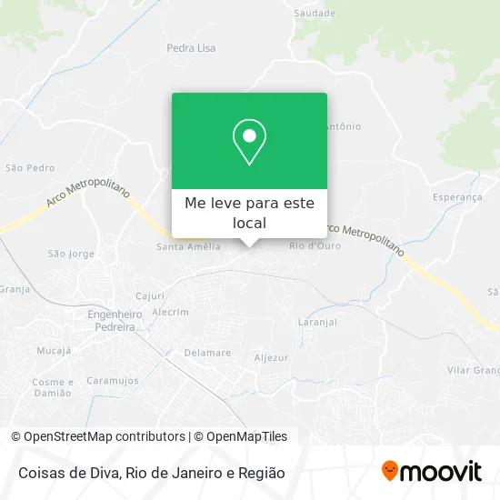 Coisas de Diva mapa
