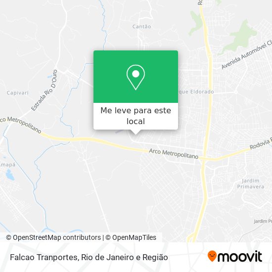 Falcao Tranportes mapa