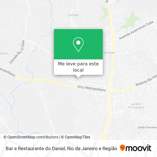 Bar e Restaurante do Daniel mapa