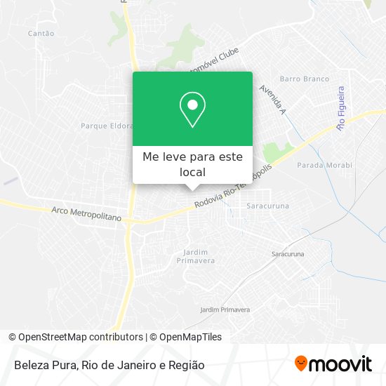 Beleza Pura mapa