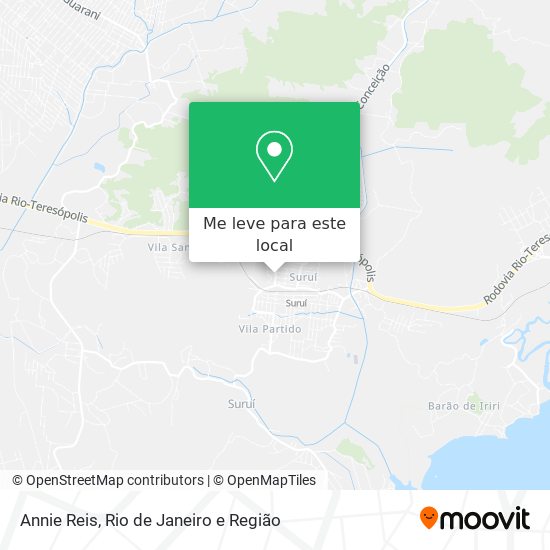 Annie Reis mapa