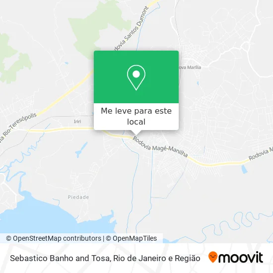 Sebastico Banho and Tosa mapa