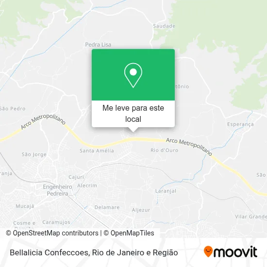 Bellalicia Confeccoes mapa