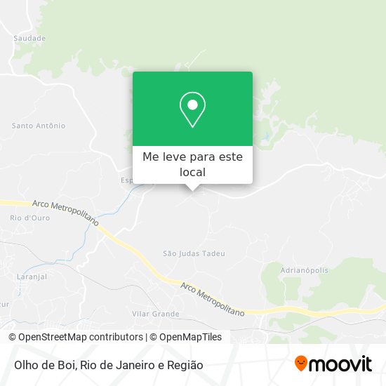 Olho de Boi mapa