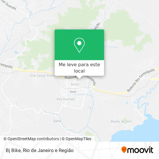 Bj Bike mapa