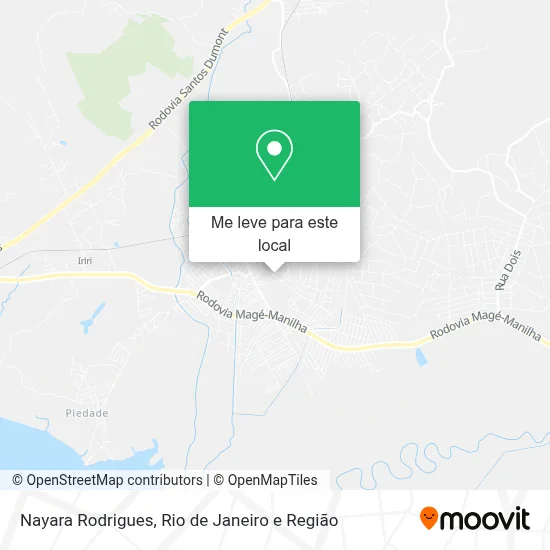 Nayara Rodrigues mapa