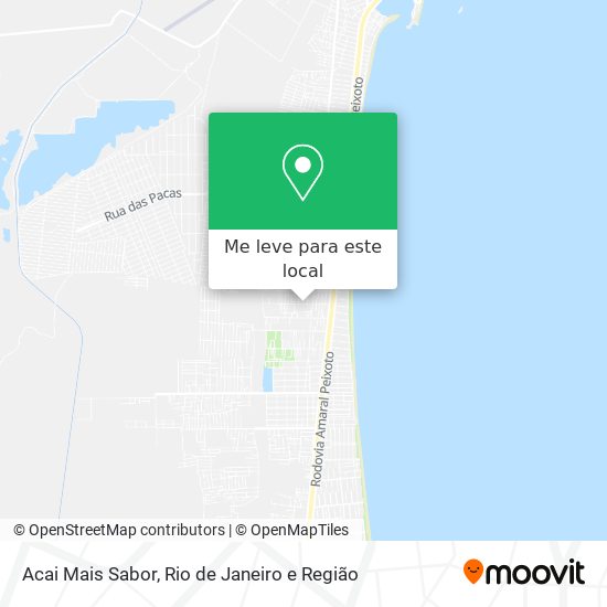 Acai Mais Sabor mapa