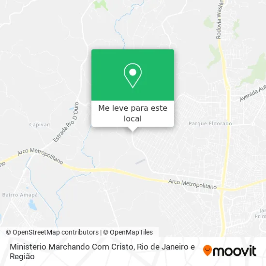 Ministerio Marchando Com Cristo mapa