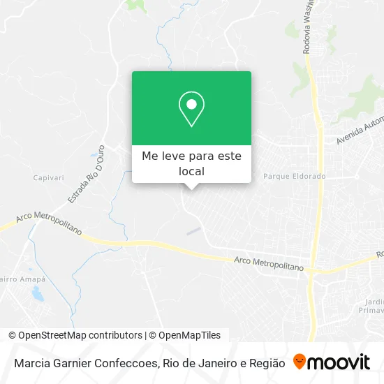 Marcia Garnier Confeccoes mapa